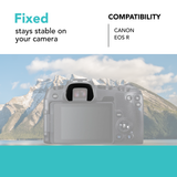 Foto&Tech Rubber Eyecup for EOS R Mirrorless Cameras, Eyepiece Viewfinder