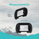 Foto&Tech Rubber Eyecup for EP 19 Mirrorless Cameras, Eyepiece Viewfinder